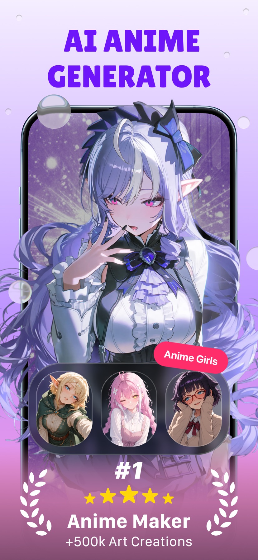 Anime Girls AI anime generator